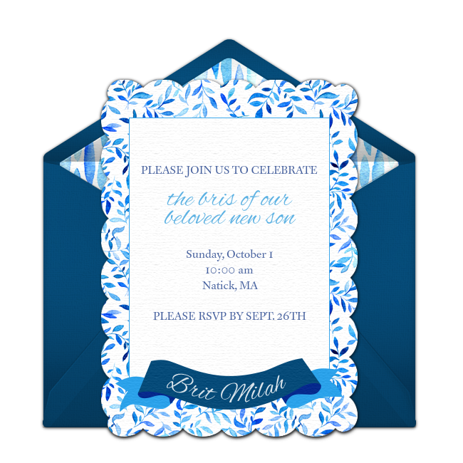 Bris Invitation Template