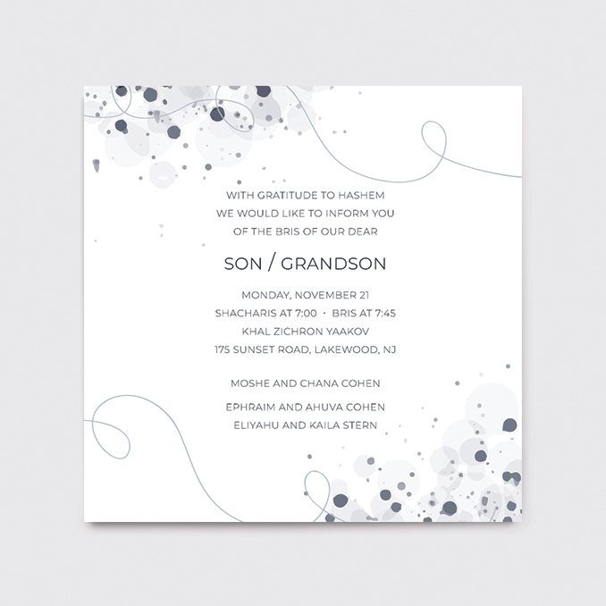 Bris Invitation Template