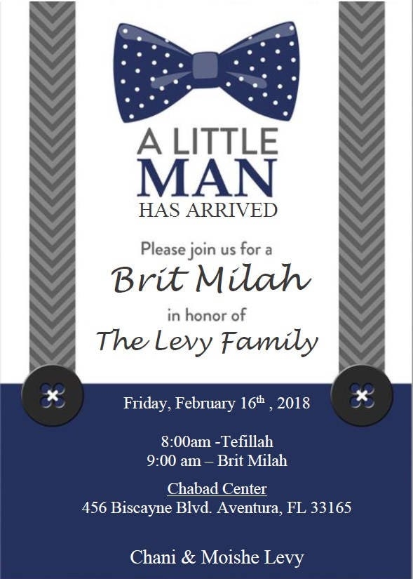 brit milah invitation template free