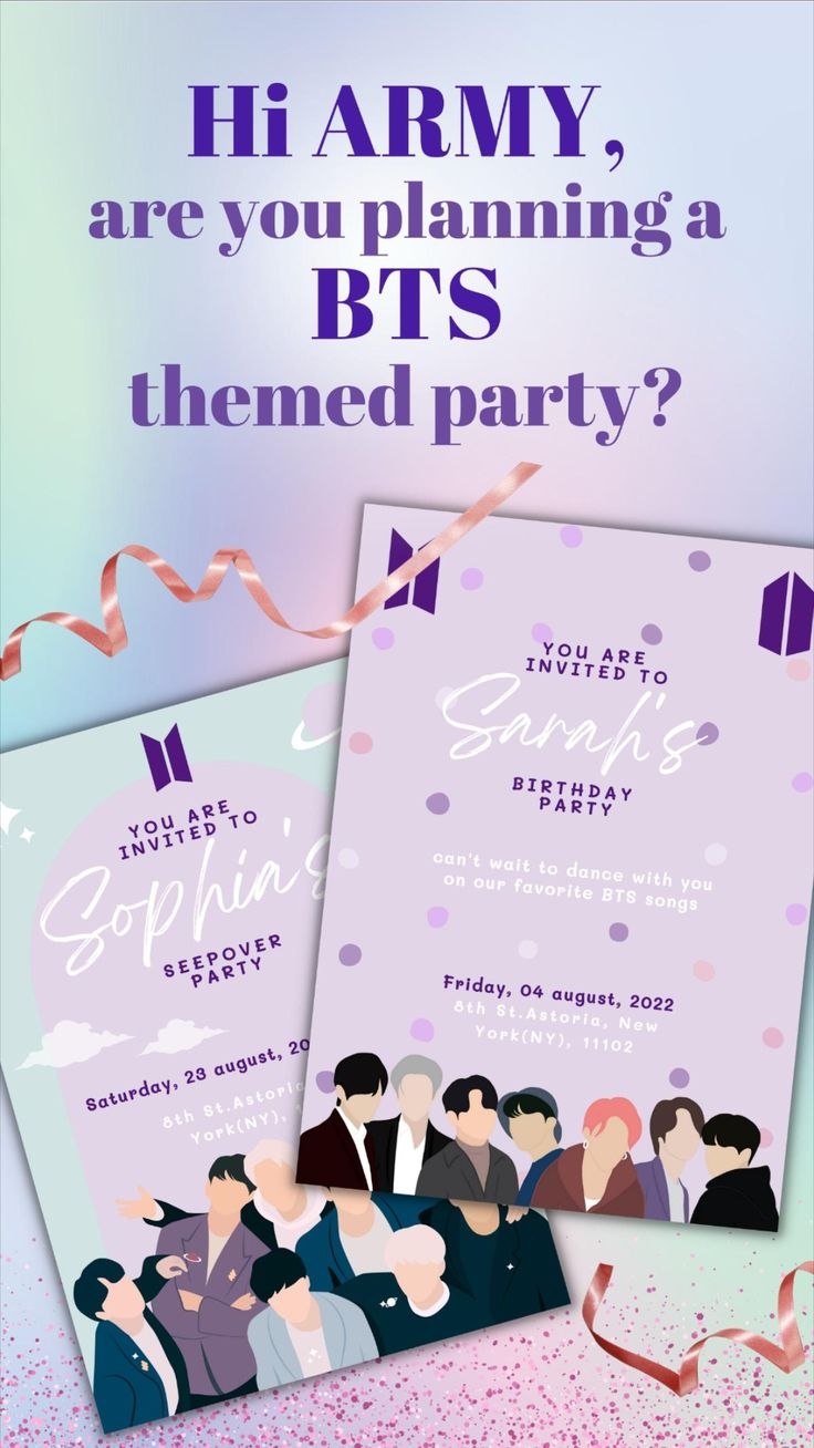 BTS Invitation Template