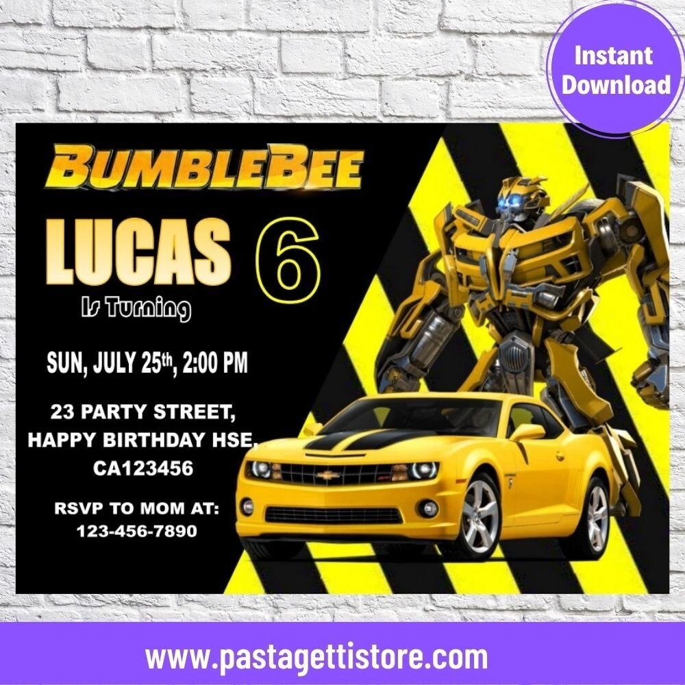 bee birthday invitation template free