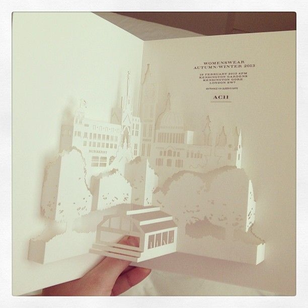 Burberry Invitation