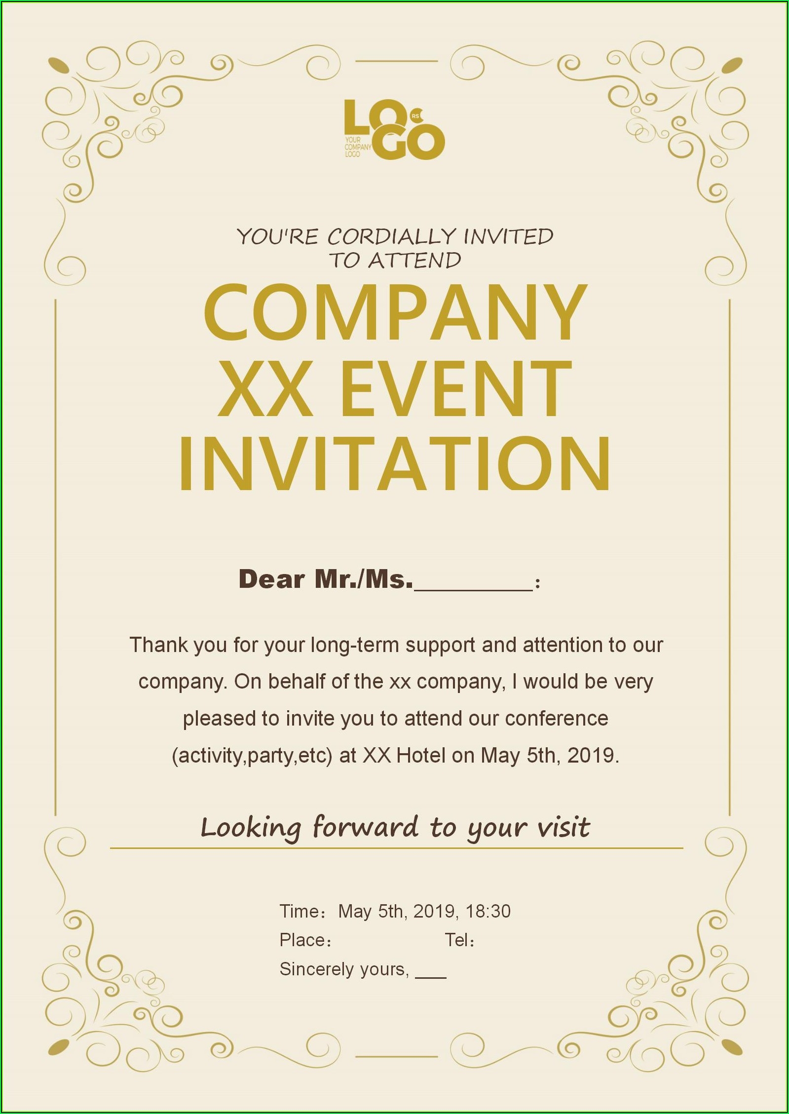 business anniversary invitation templates free