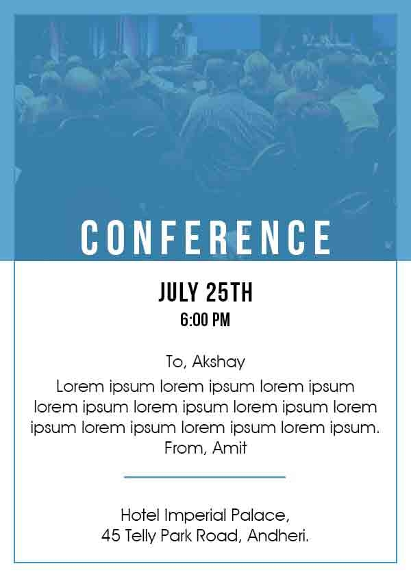 Business Event Invitation Templates Free