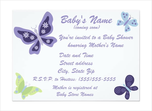 Butterfly Invitation Templates 10 Free PSD Vector AI EPS Format