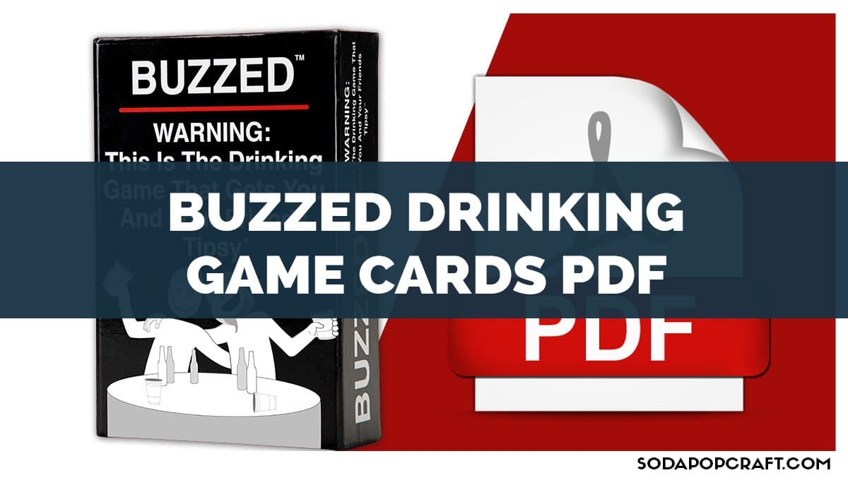 Buzzed Drinking Game Cards Pdf Keraforkids