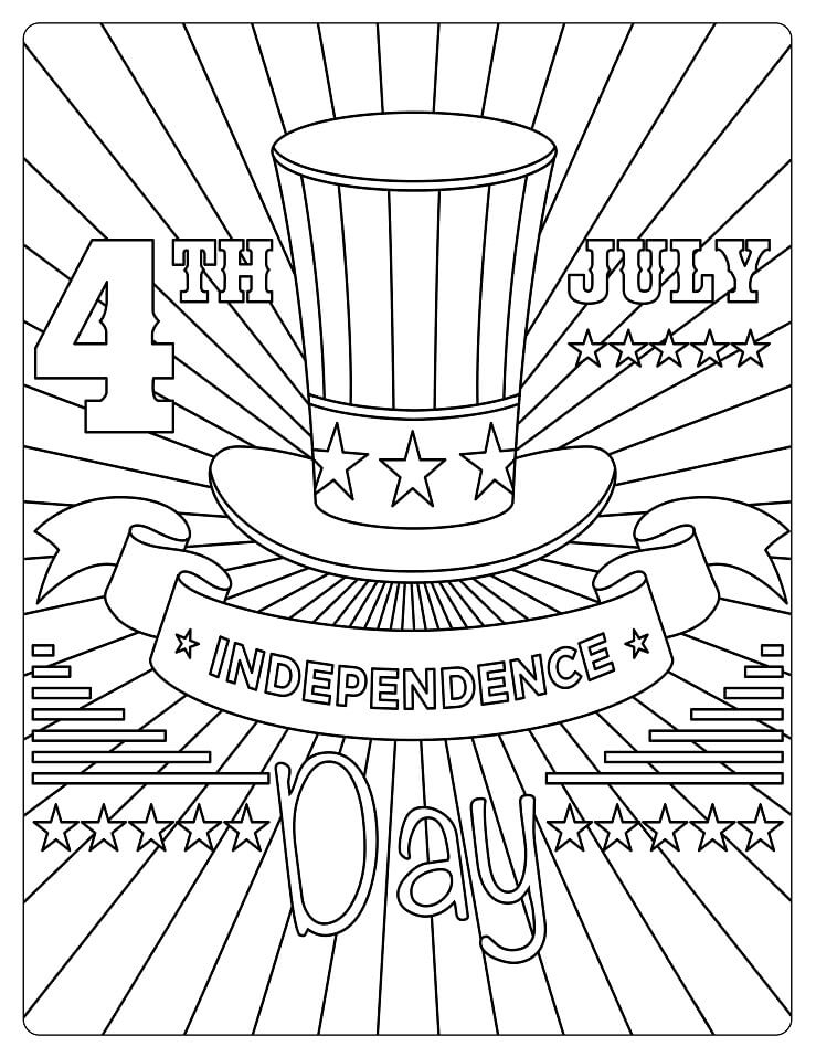 july 4th coloring pages free printable