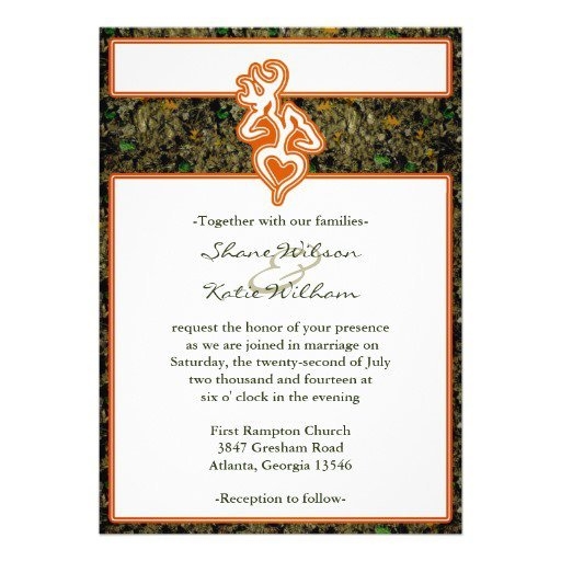 Camouflage Wedding Invitations Invitation Design Blog