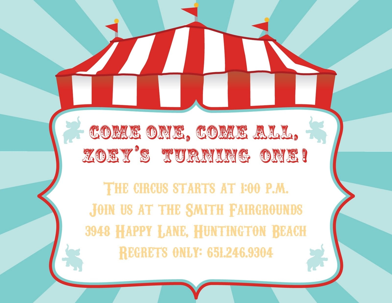 Carnival Invitation Template Free