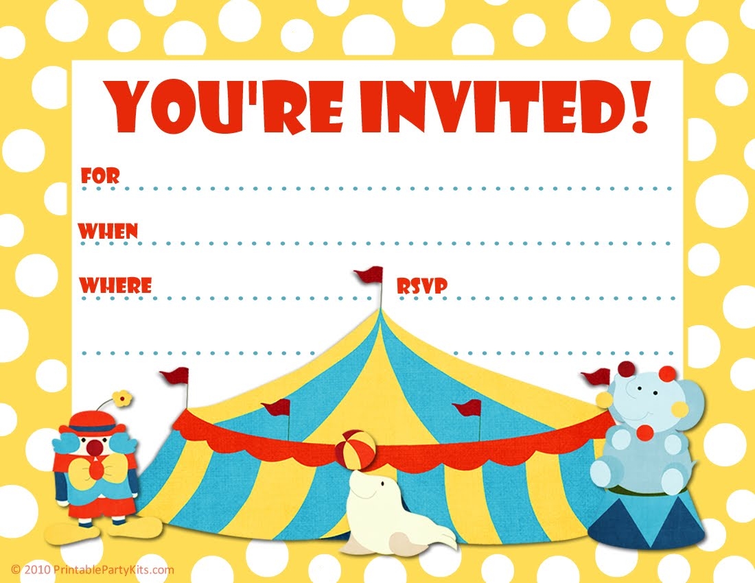 Carnival Ticket Invitation Template Cliparts co