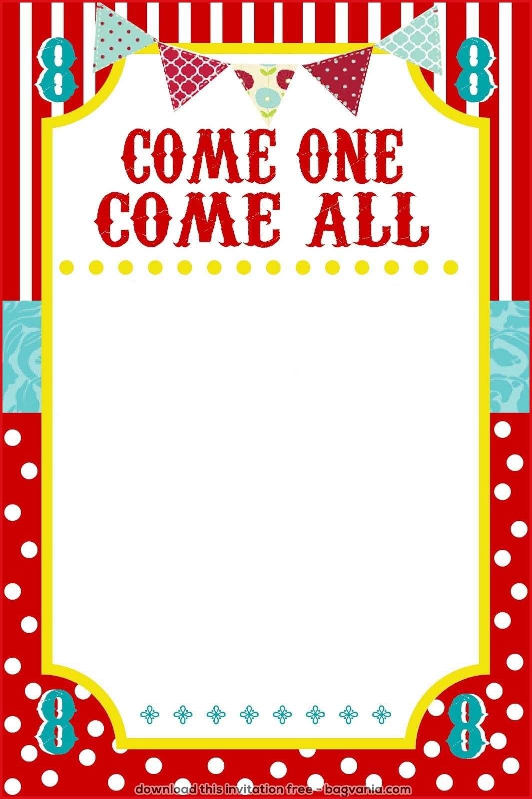 Carnival Ticket Template Free