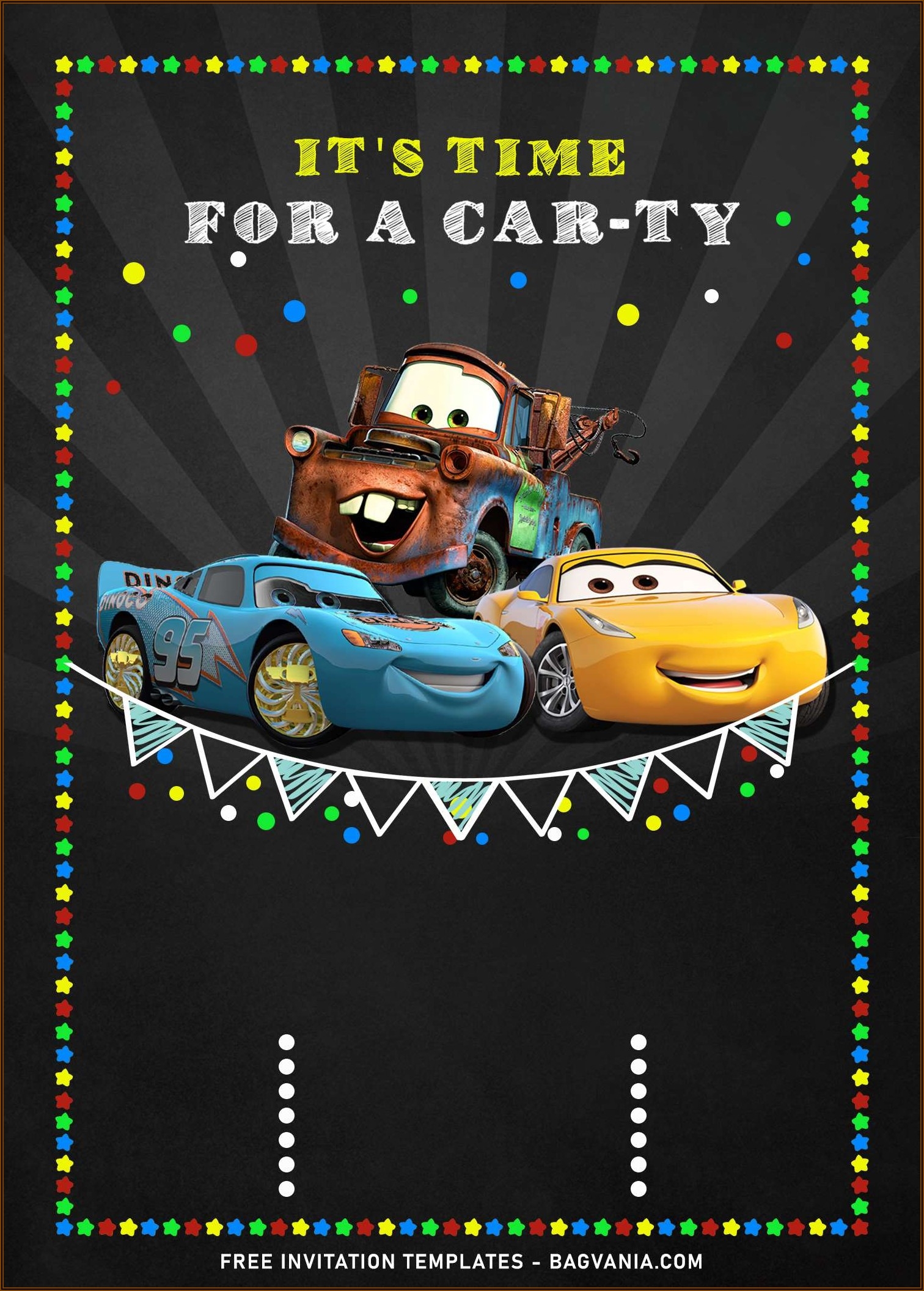 Cars Invitation Template Free Template 2 Resume Examples yKVBbg5xVM