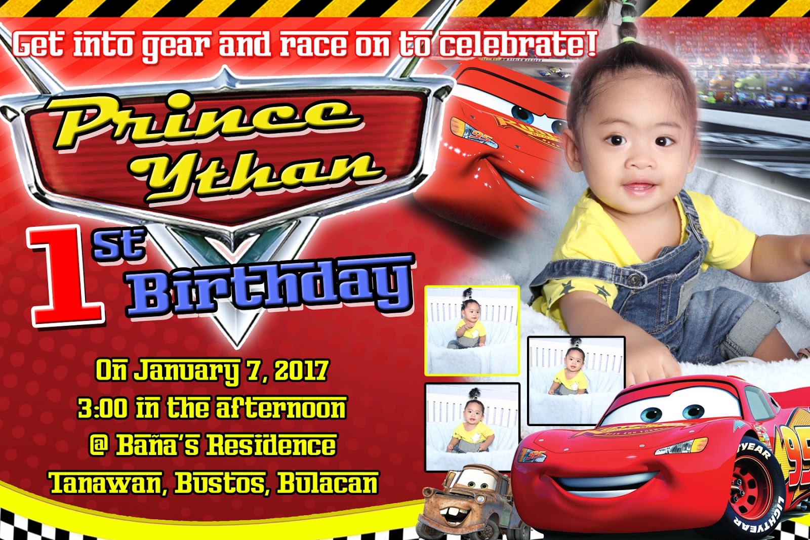 Cars Invitation Template