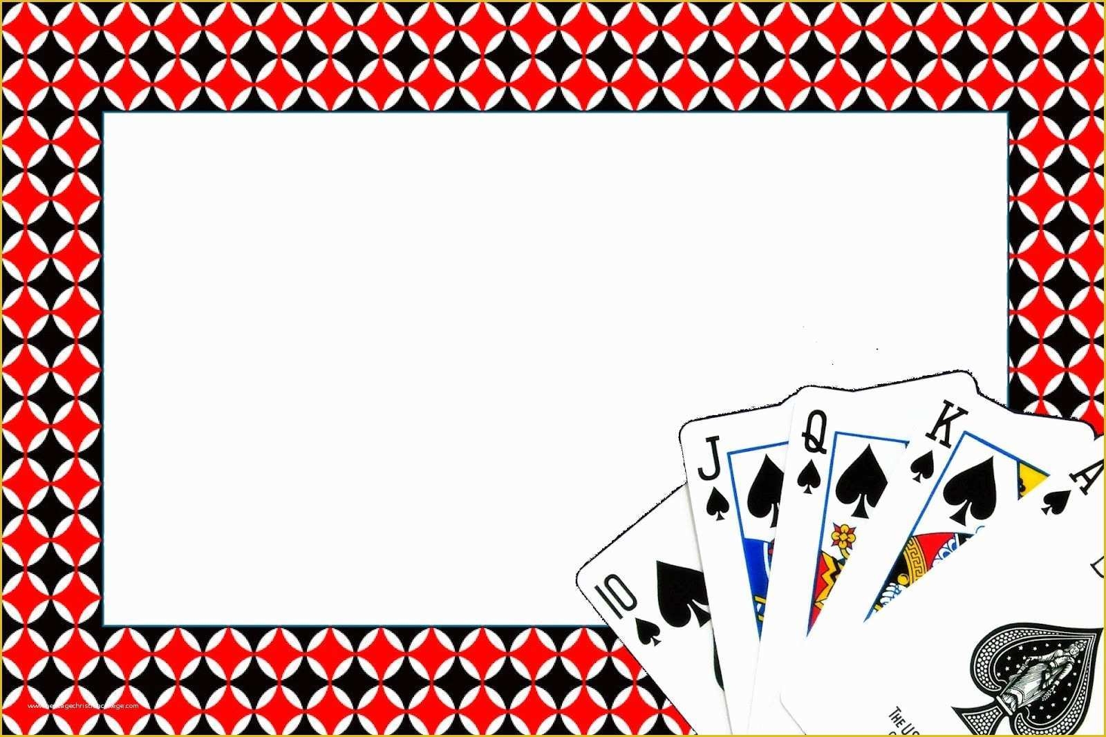 Casino Party Invitations Templates Free Of Free Party Invitations