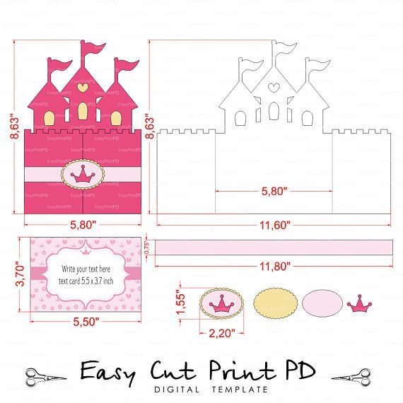 castle invitation template