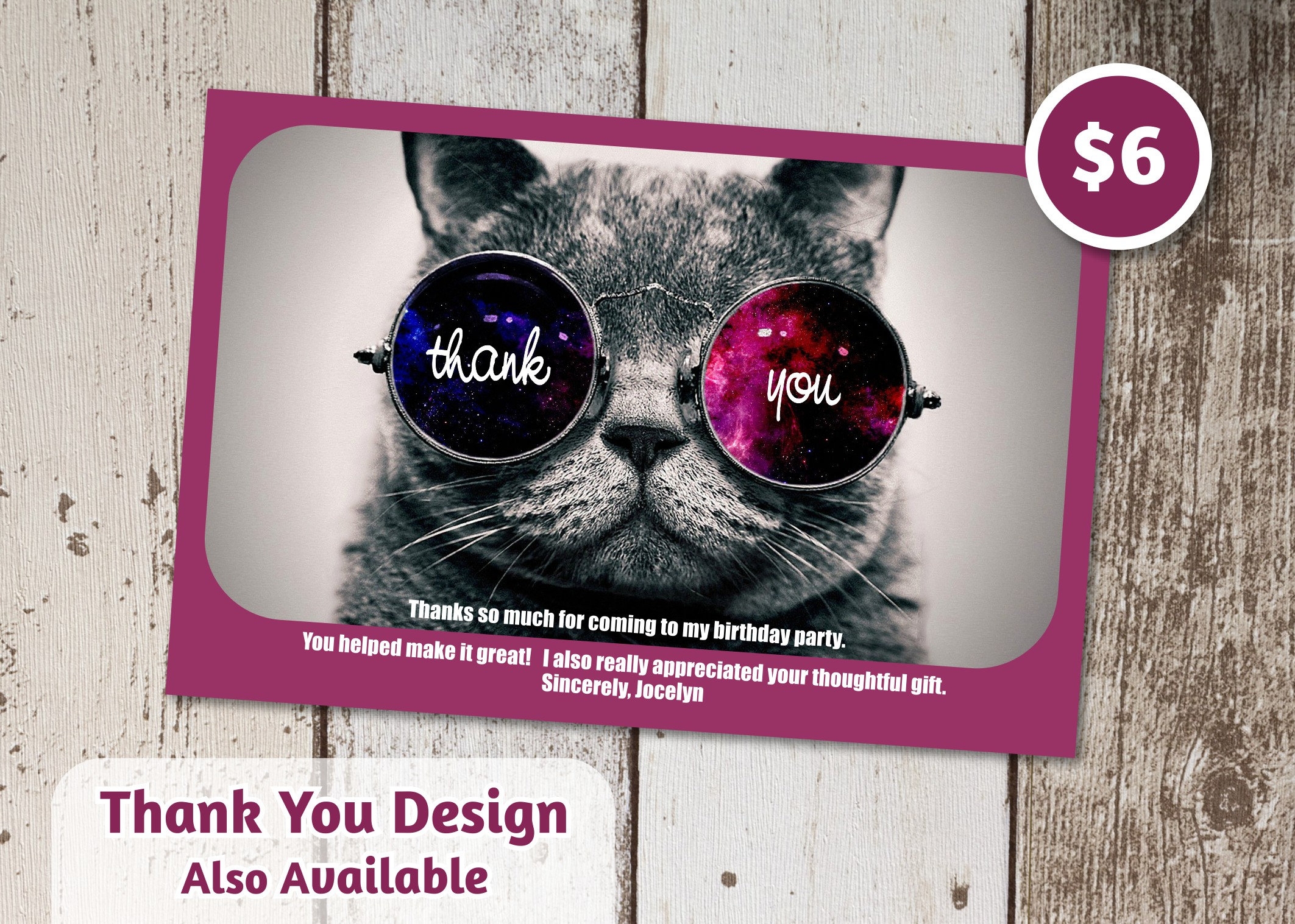 Cat Invitation Template Printable Cool Cat Birthday Party Invite 