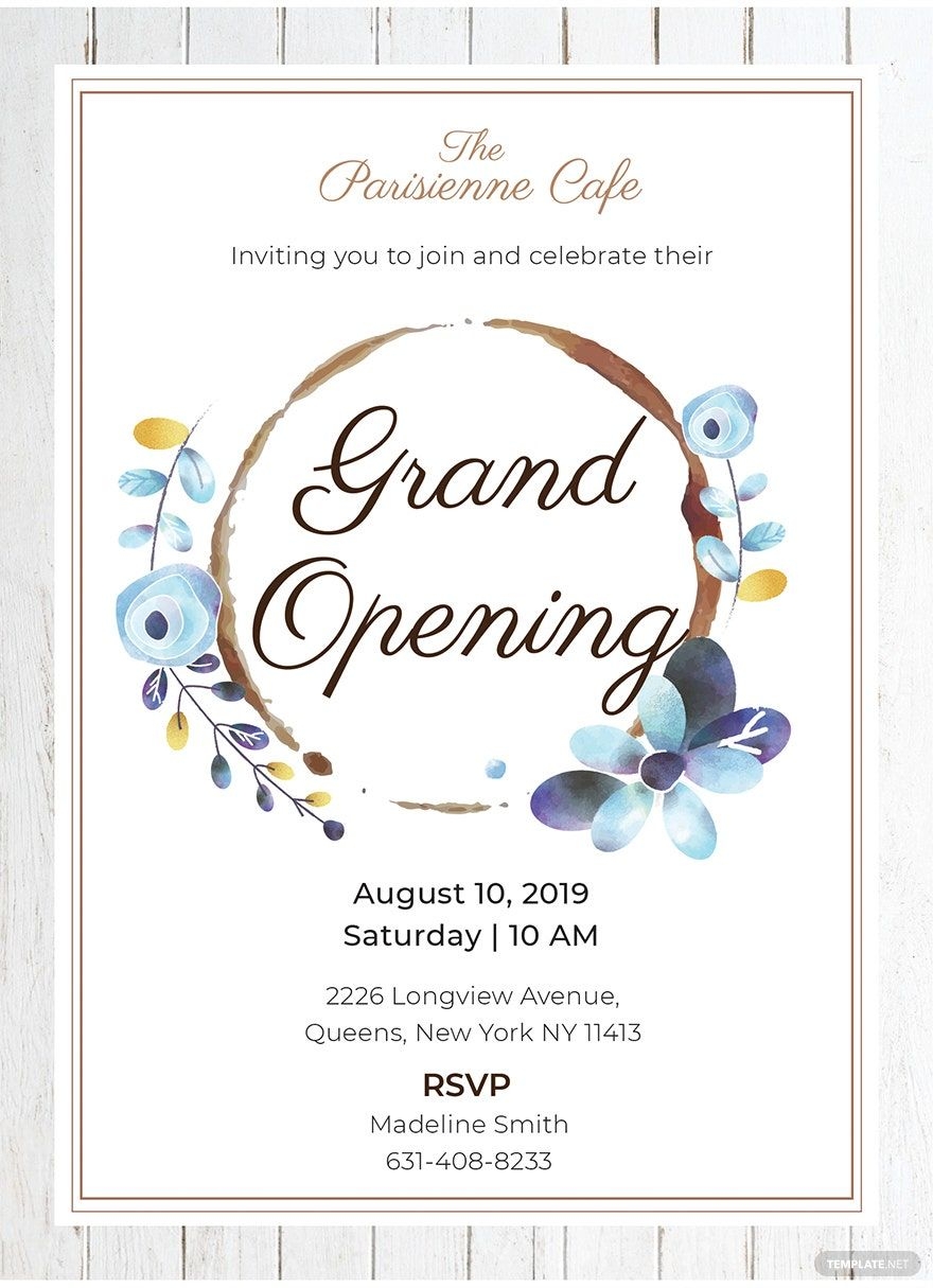 Ceremony Invitation Templates In Publisher FREE Download Template