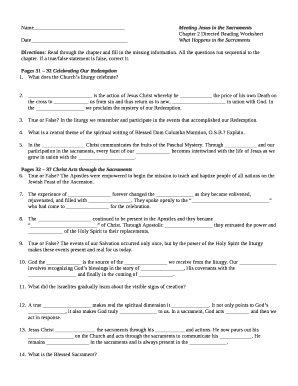 Chapter 2 Directed Reading Worksheet Doc Template PdfFiller