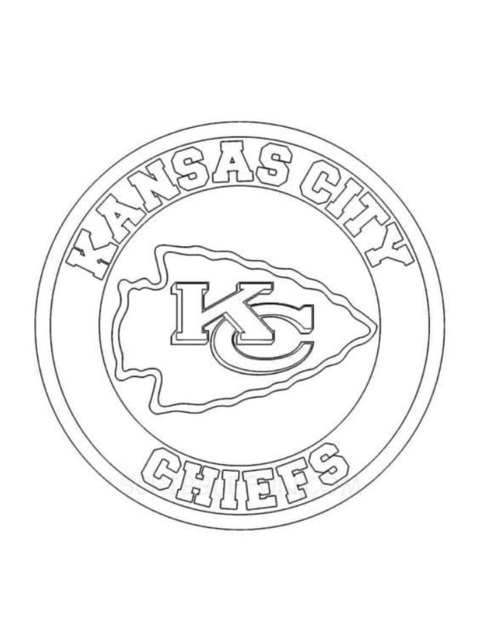 Chiefs Football Coloring Pages
