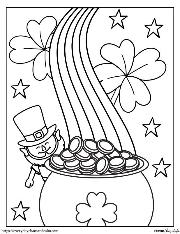 St Patrick Coloring Pages