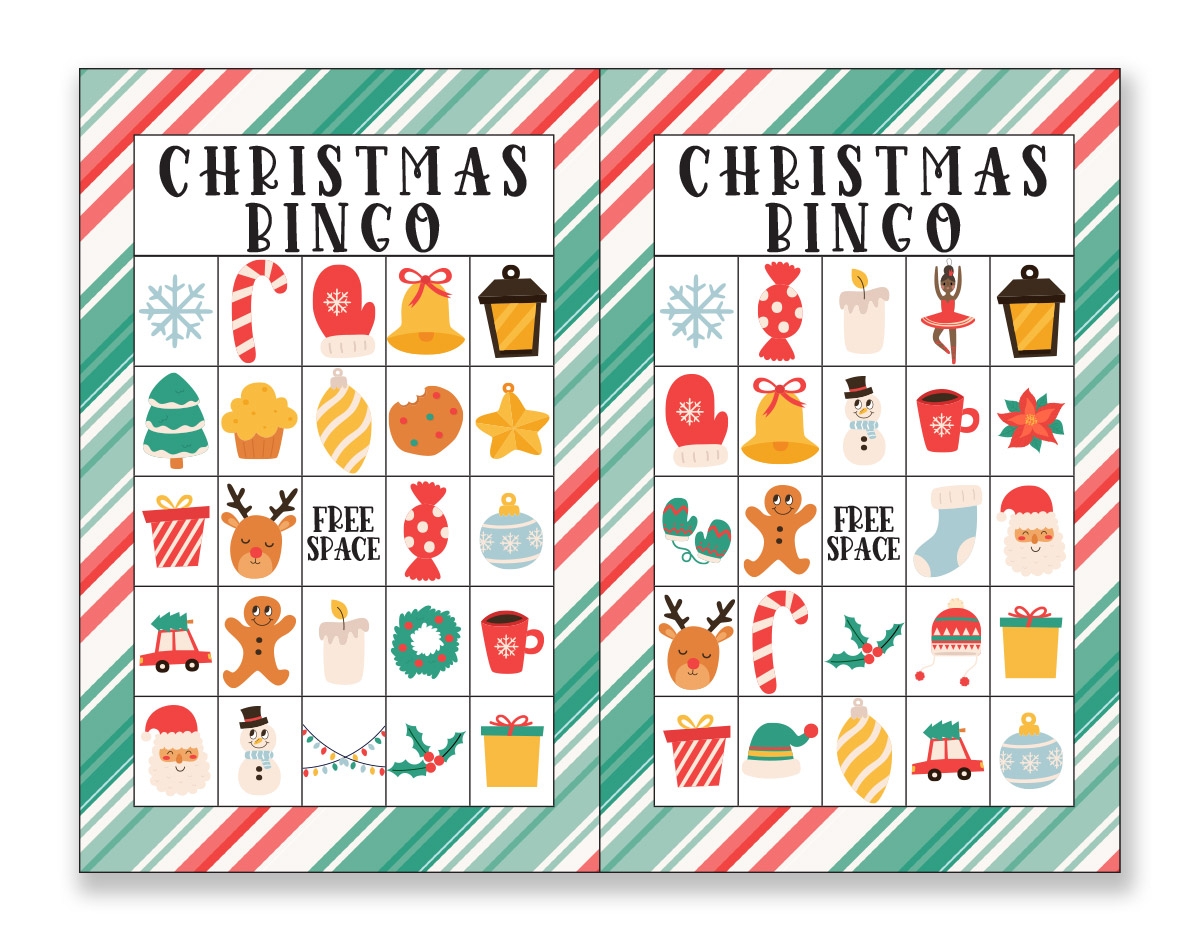 Christmas Bingo Printable 40 Unique Bingo Cards Explore A Emo o Do 