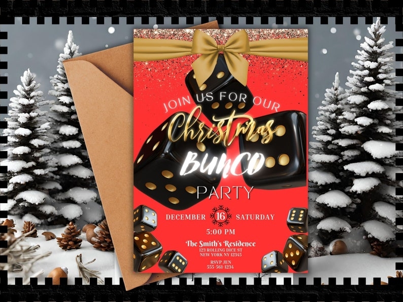 bunco invitation template
