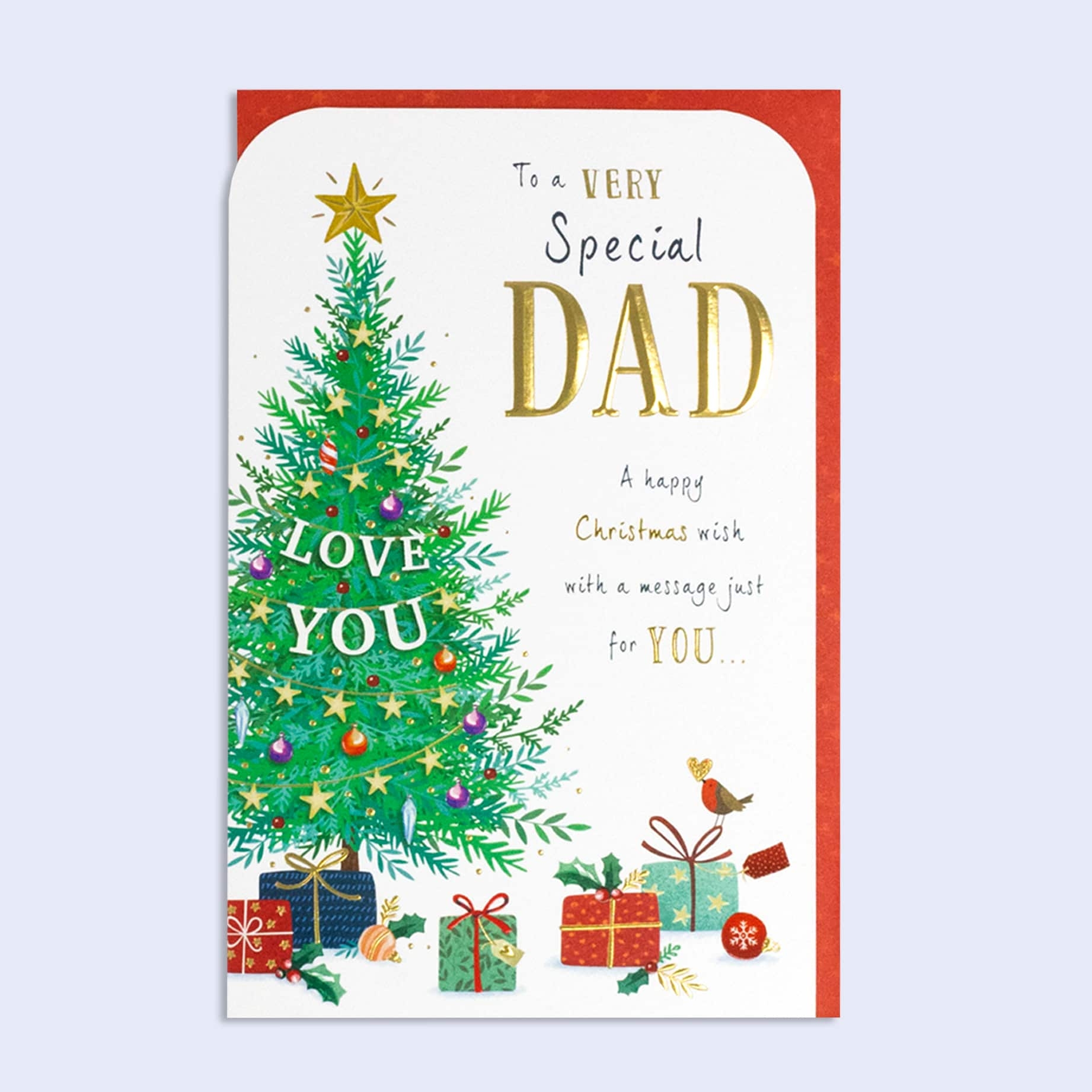 Christmas Card Dad Garlanna Greeting Cards
