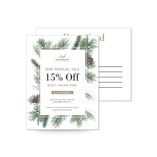 printable christmas postcards templates free