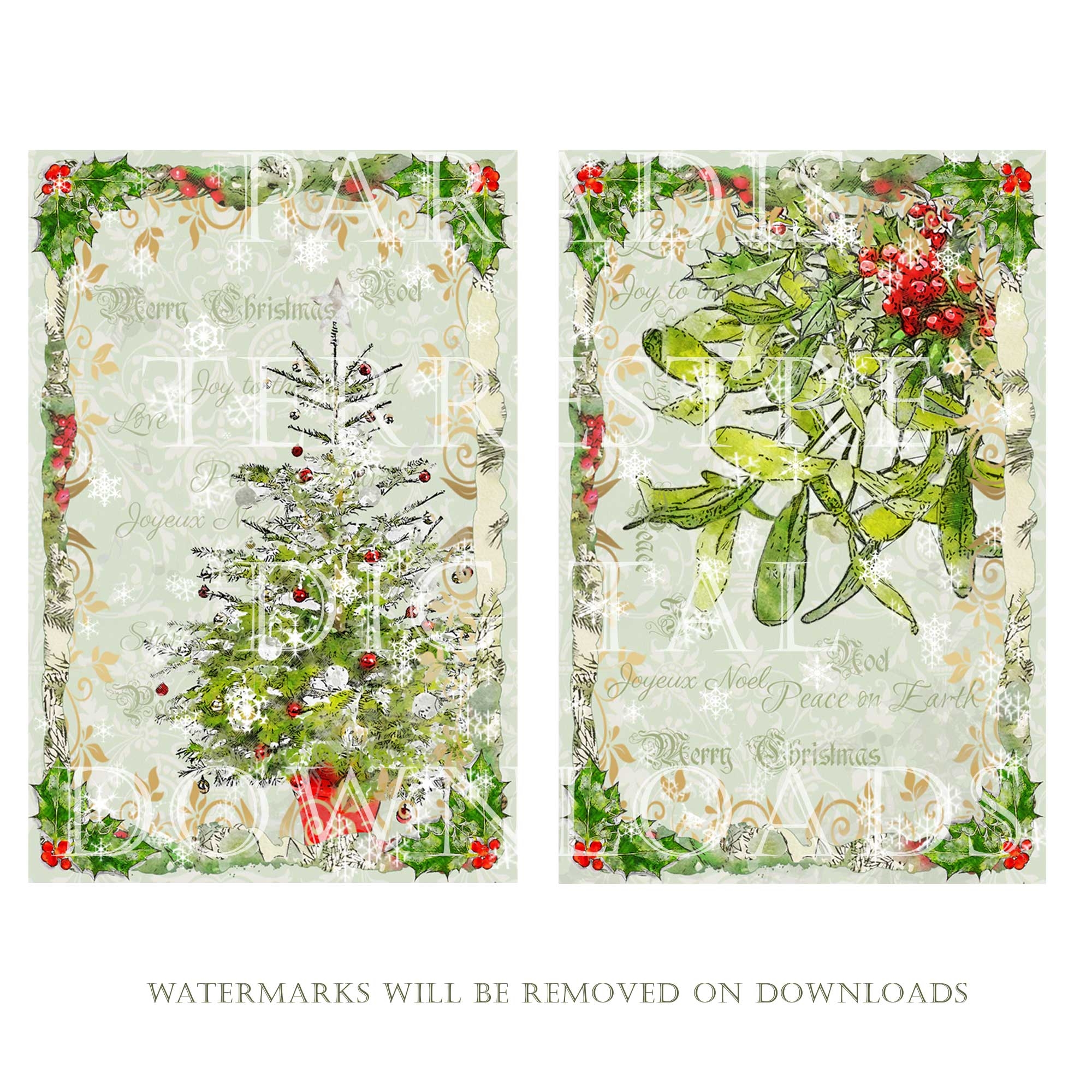 Christmas Card Toppers Free Printables Free Templates Printable