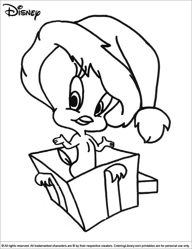 Christmas Disney Coloring Pages