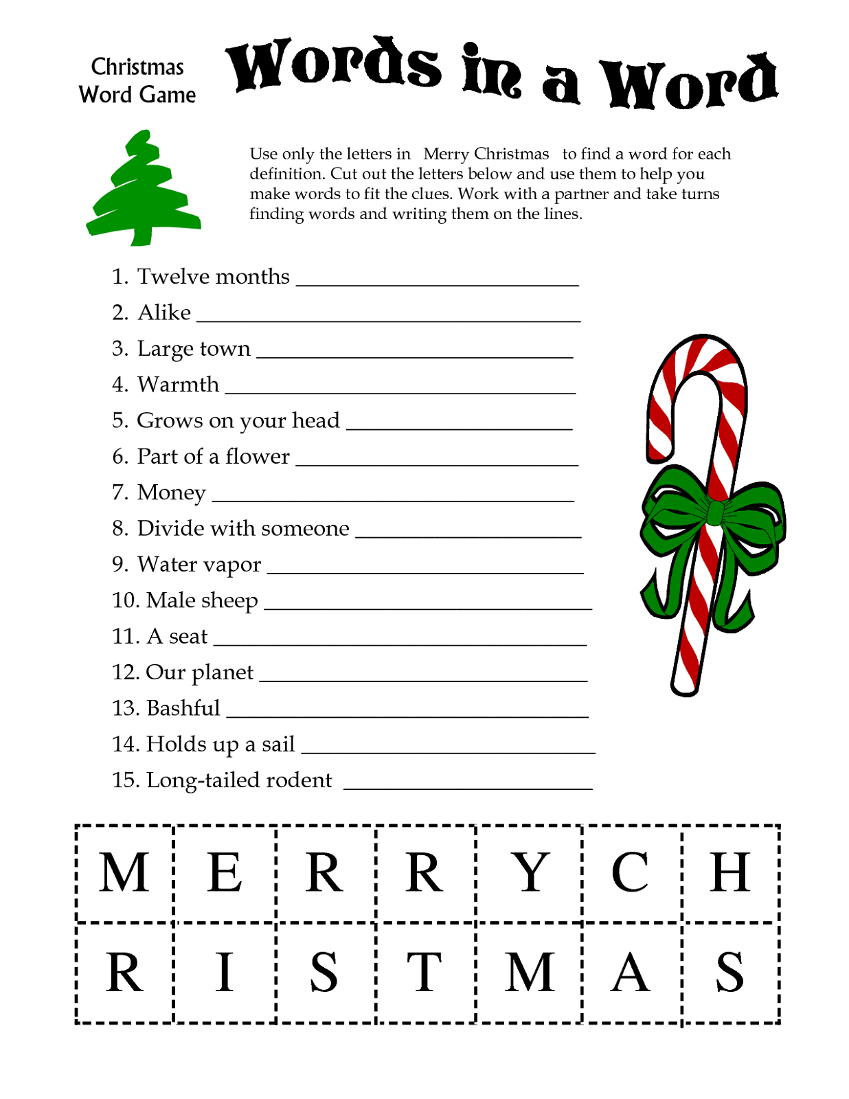 Christmas Printable Activities Adults Printable Lab