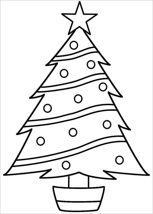 christmas tree templates free printable