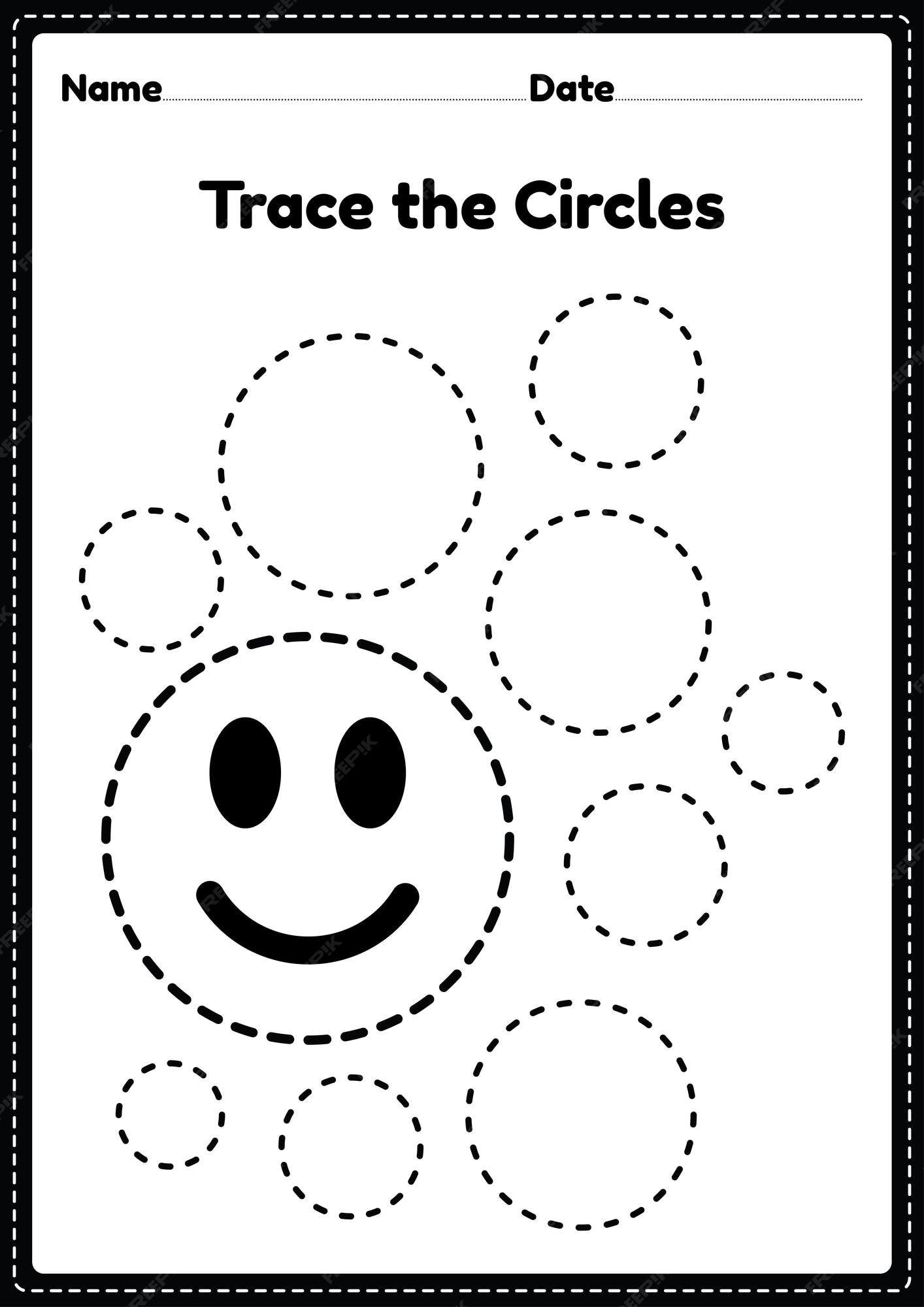 circle worksheets for preschoolers