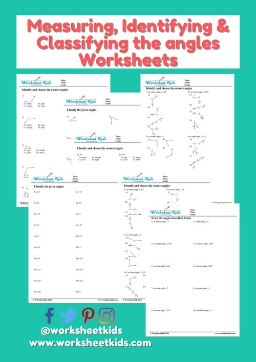 classifying angles worksheet