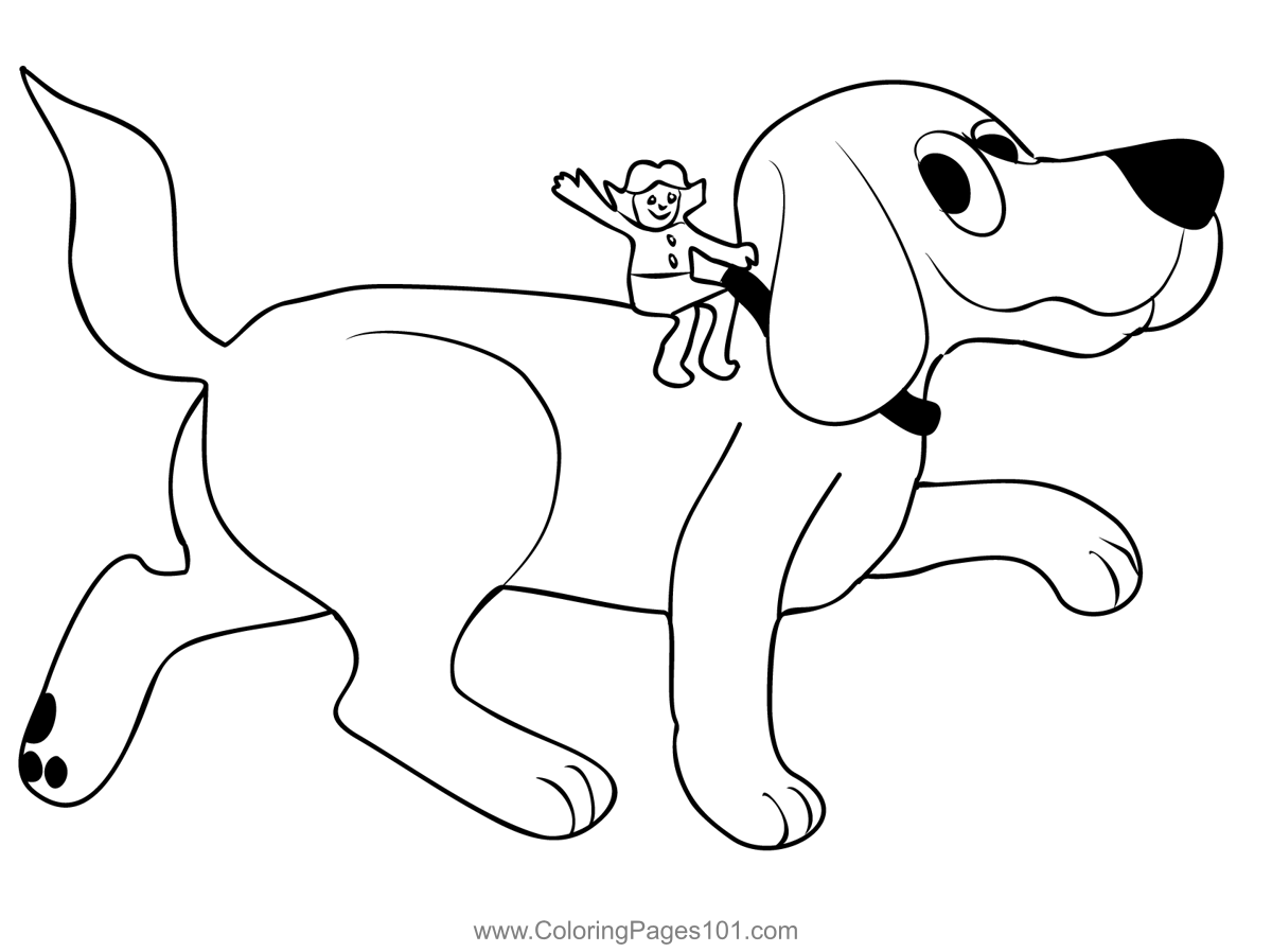 Clifford 3 Coloring Page For Kids Free Clifford The Big Red Dog 