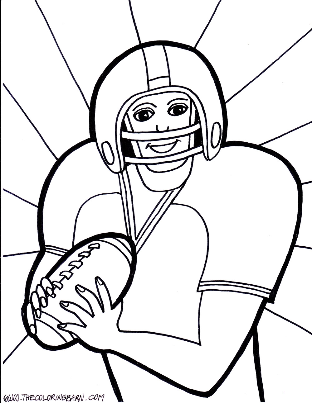 Collection Of Football Coloring Pages Printable Free Printable