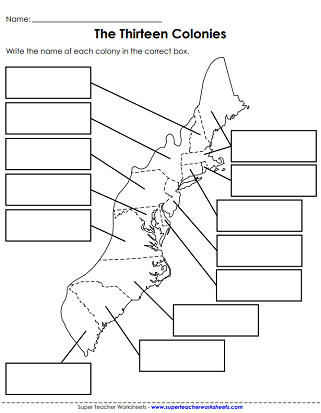 Colonial America Worksheets Worksheets Library