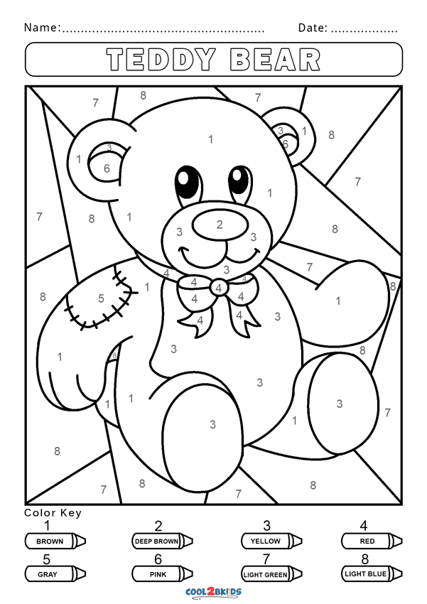 Color By Number Pikachu Coloring Pages Color By Number Coloring Pages 
