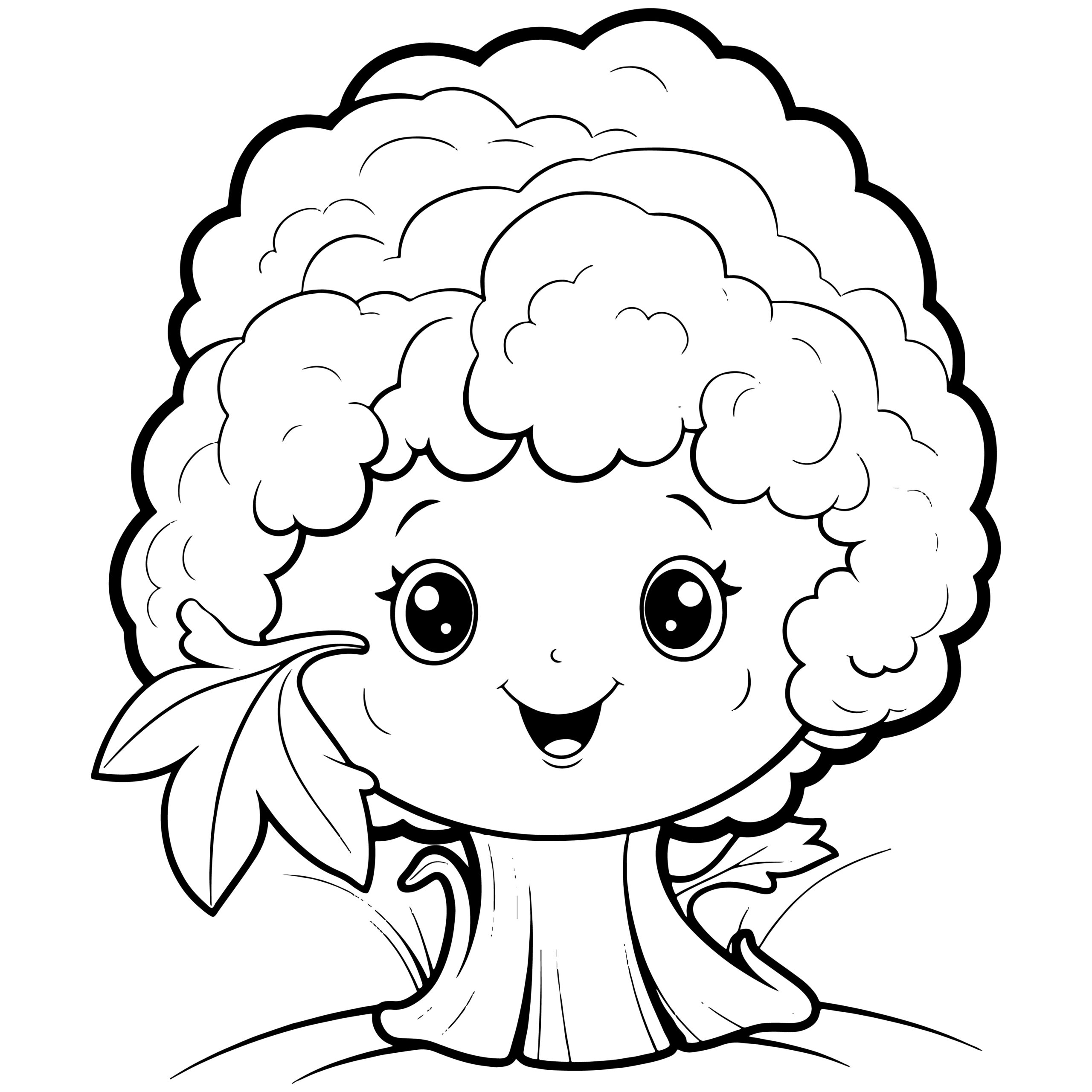 Coloring Book Pages Trees