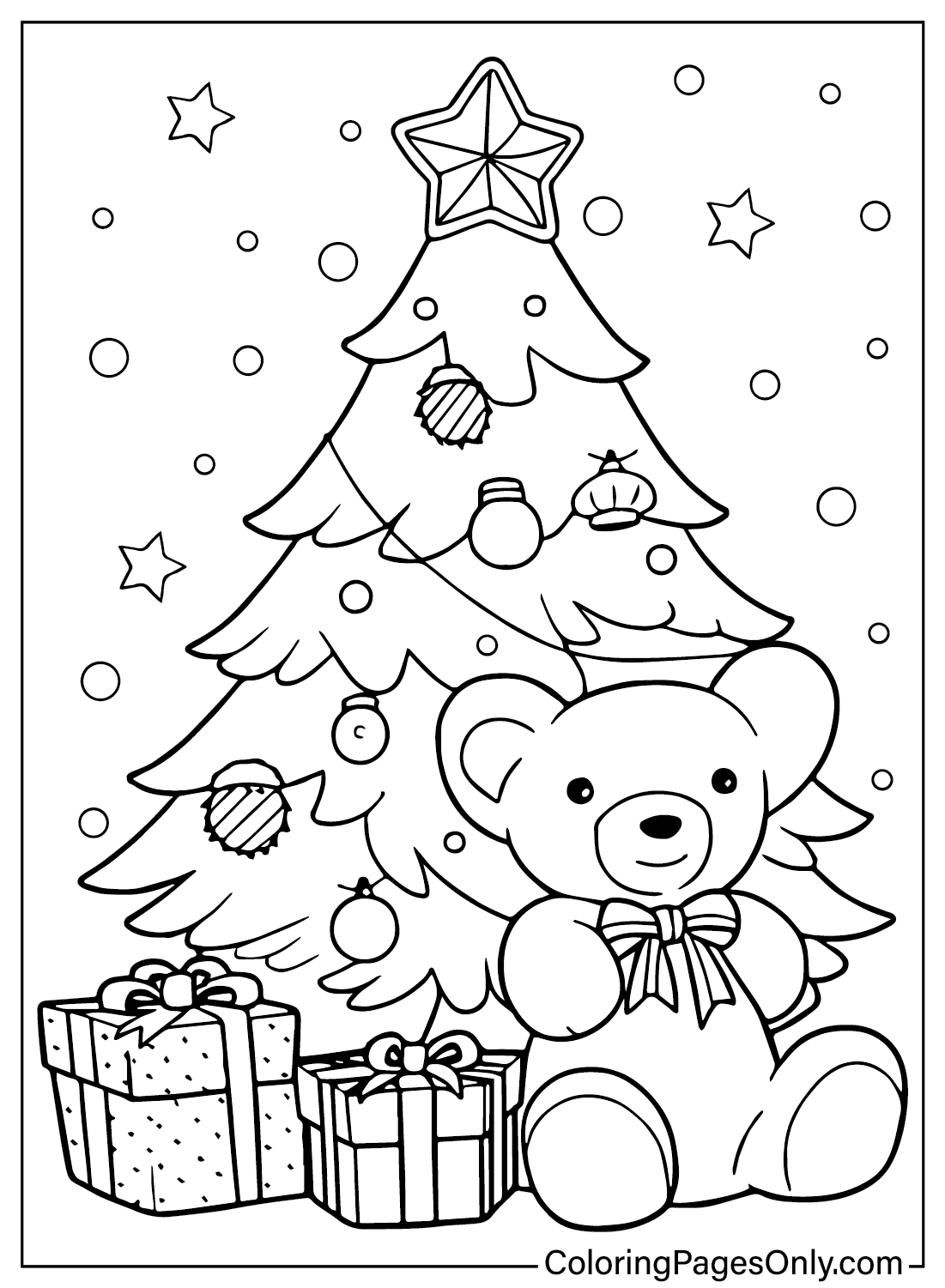 free christmas coloring pages to print