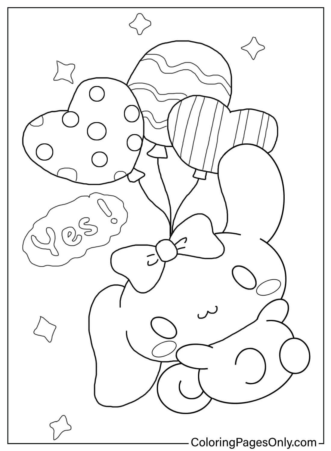 Coloring Page Cinnamoroll Sanrio Free Printable Coloring Pages