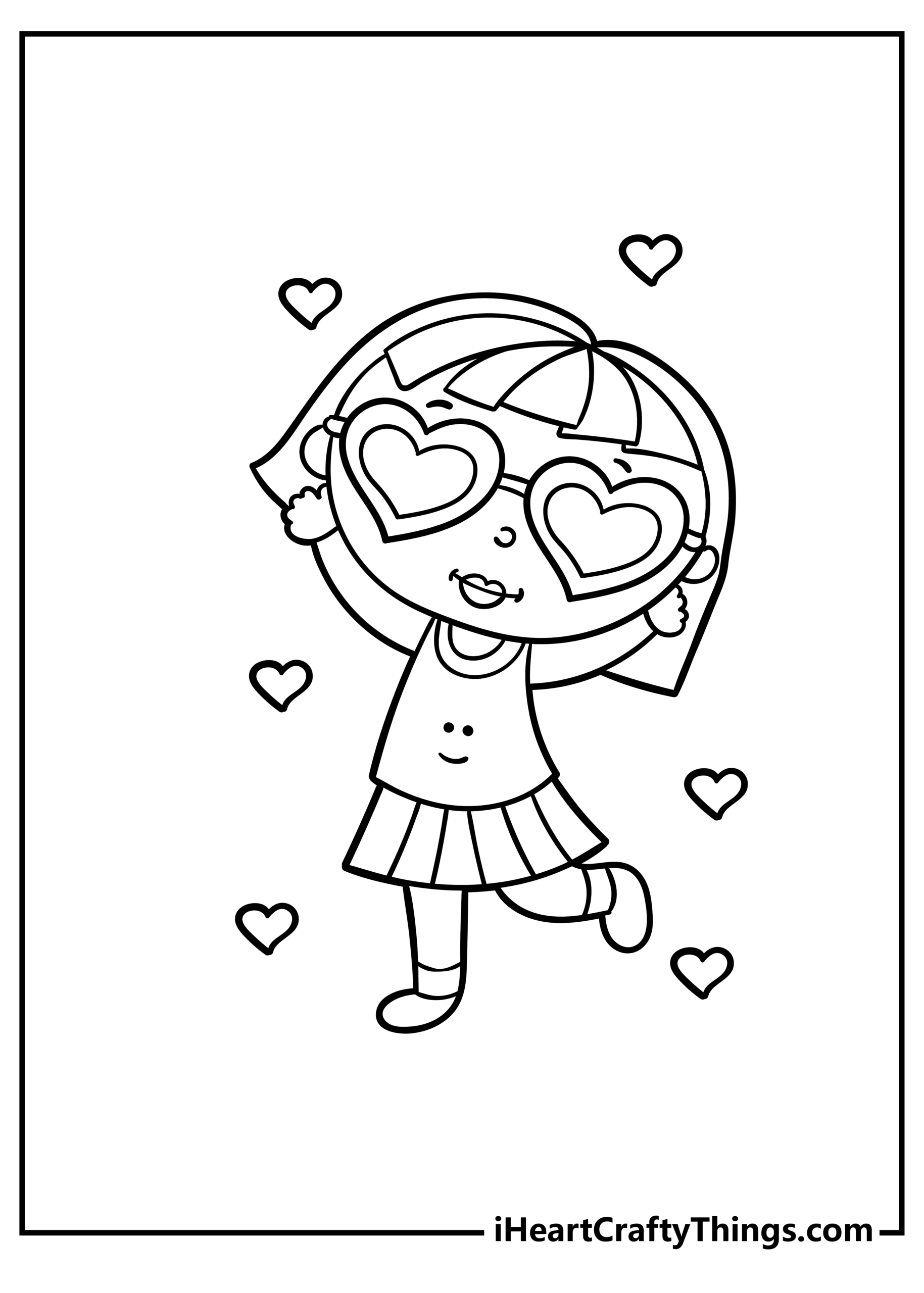 Coloring Page For Girls Printable Templates Free