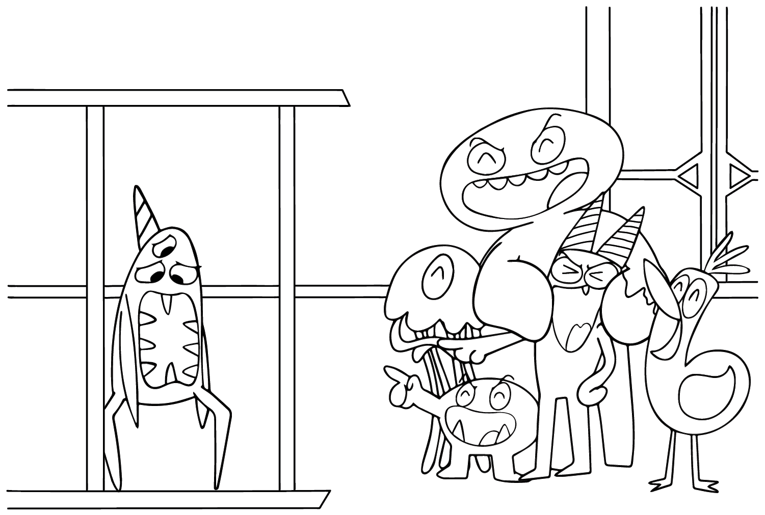 Coloring Page Garden Of Banban Garden Of Banban Coloring Pages