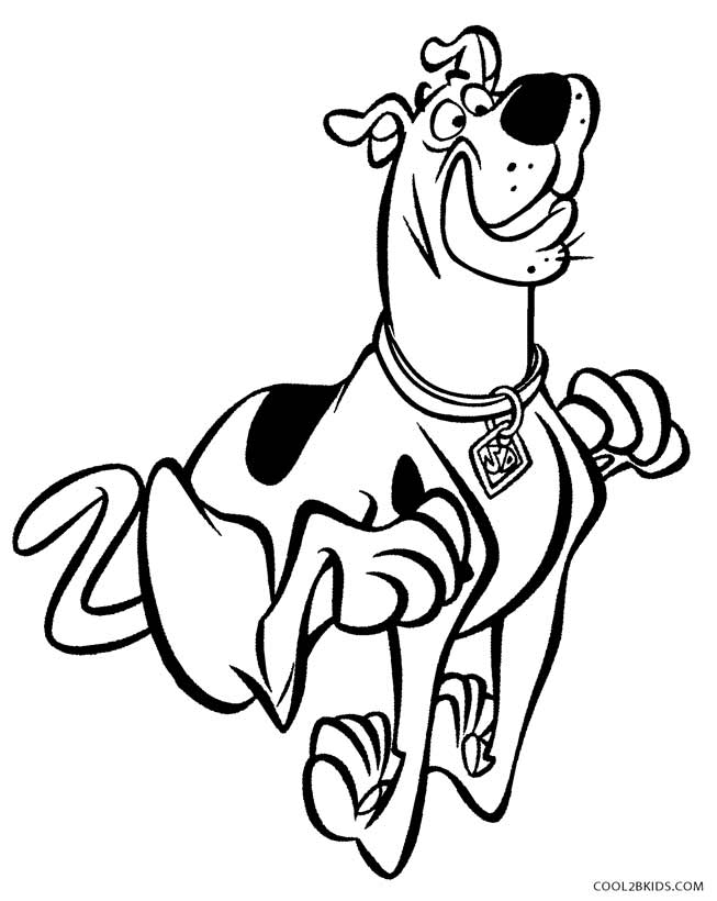 Coloring Page Of Scooby Doo Coloring Sofa Divano