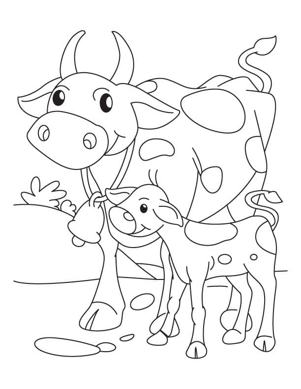 Coloring Pages Cows Free Printable Free Printable Cow Coloring Pages 