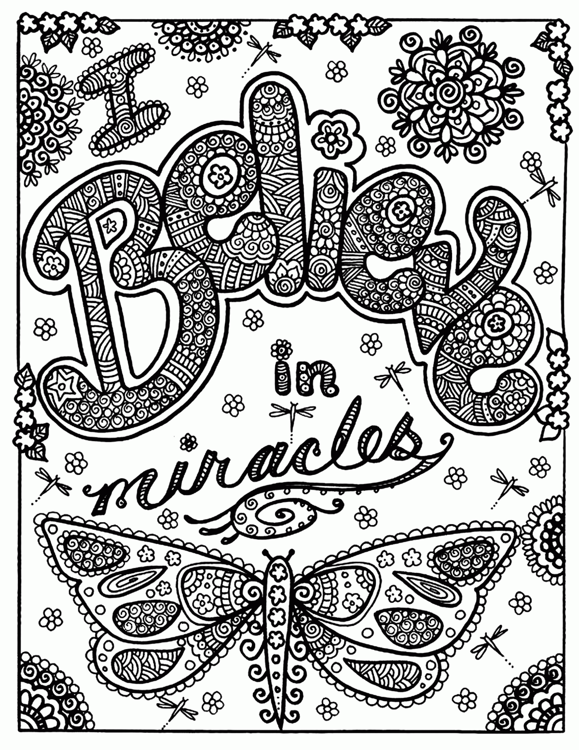Coloring Book Pages Adults