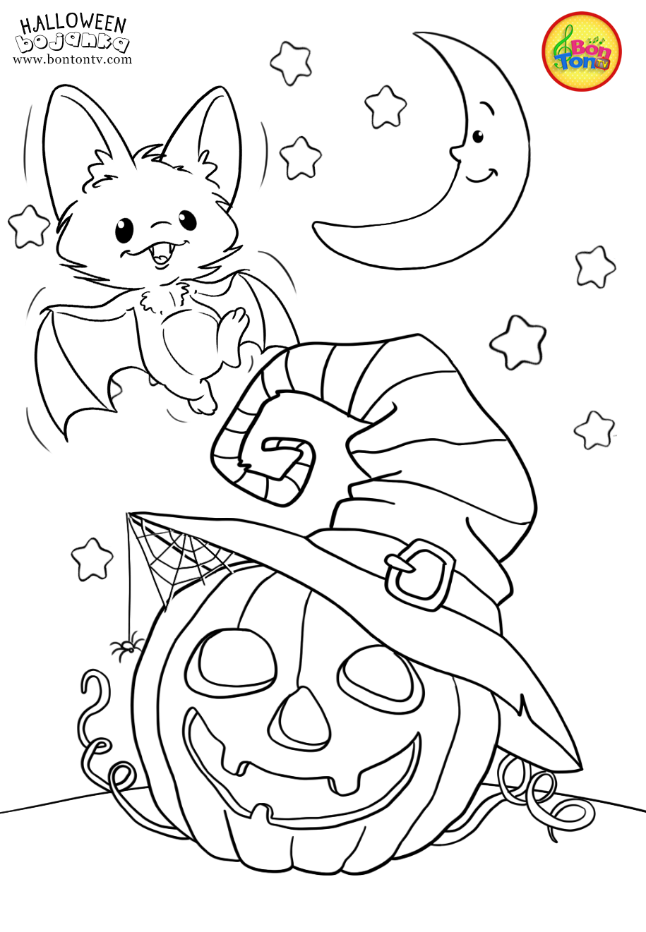 halloween coloring pages for kids free printable