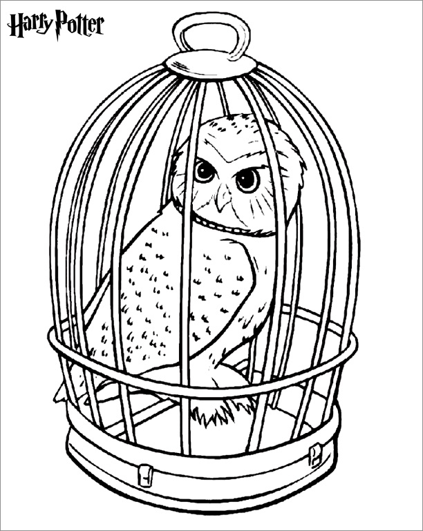 Coloring Pages Harry Potter Free Coloring Book 