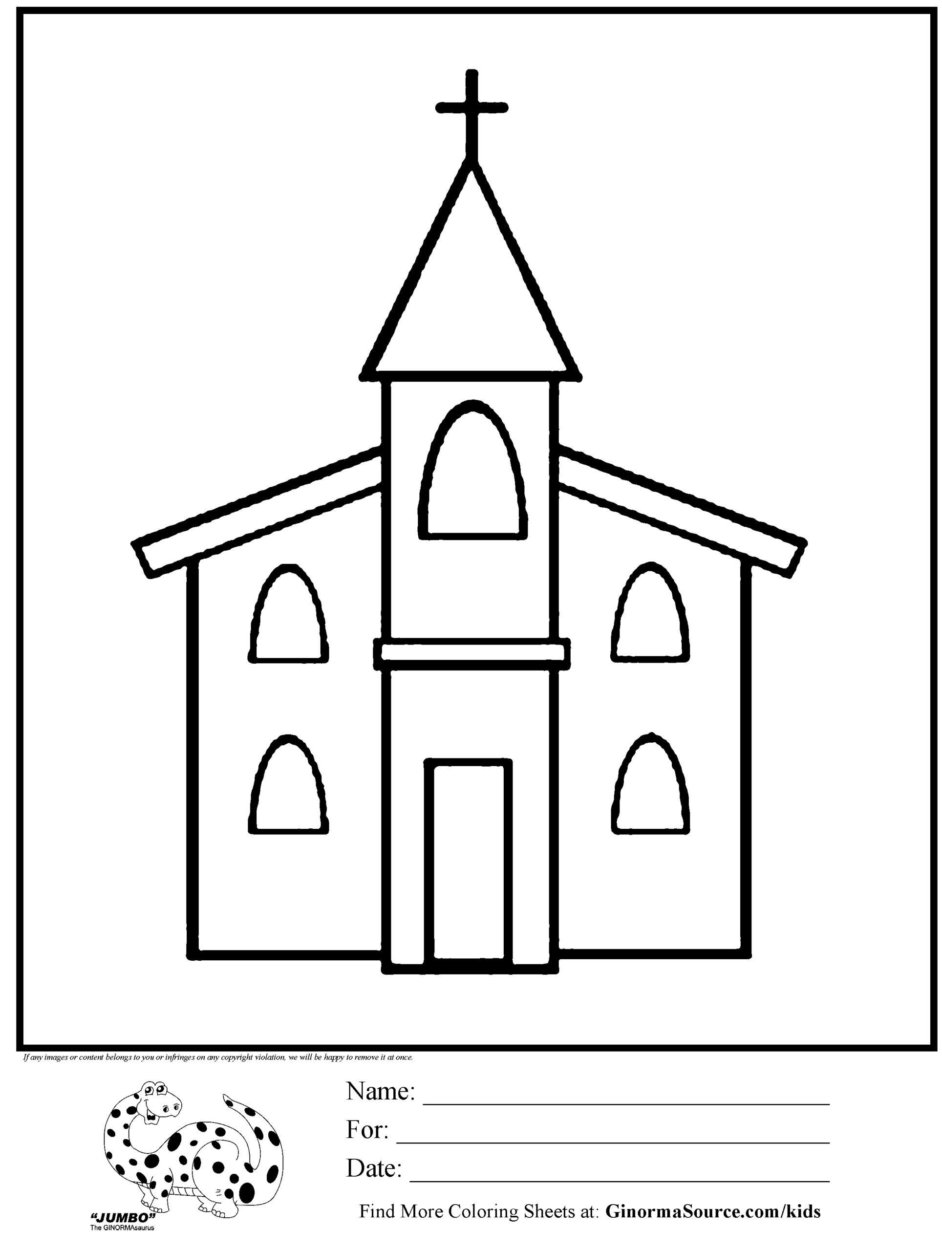 Church Coloring Pages