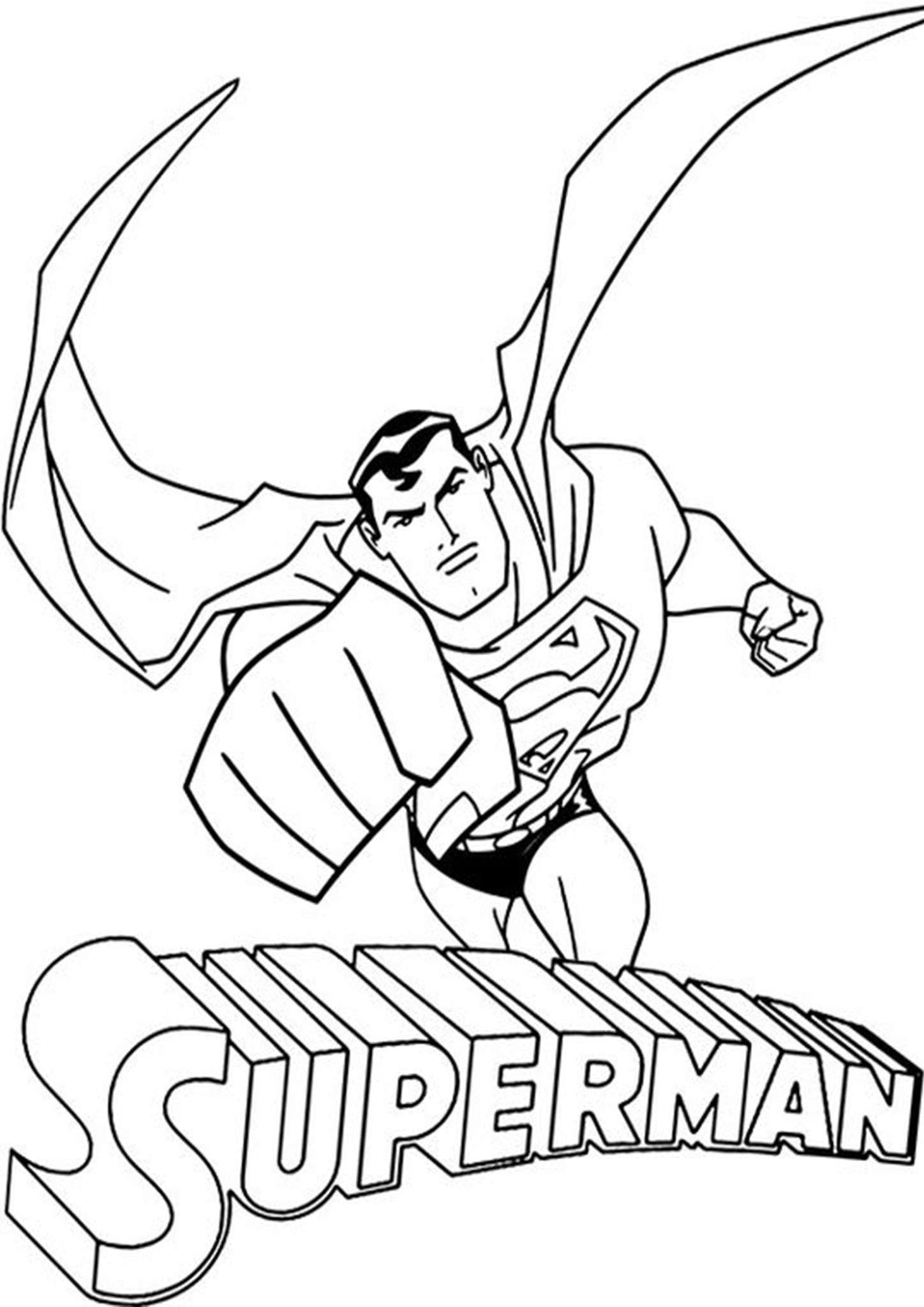 Coloring Book Pages Superheroes